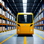 Image Prompt 1: Digital Transformation in Sustainable Logistics**